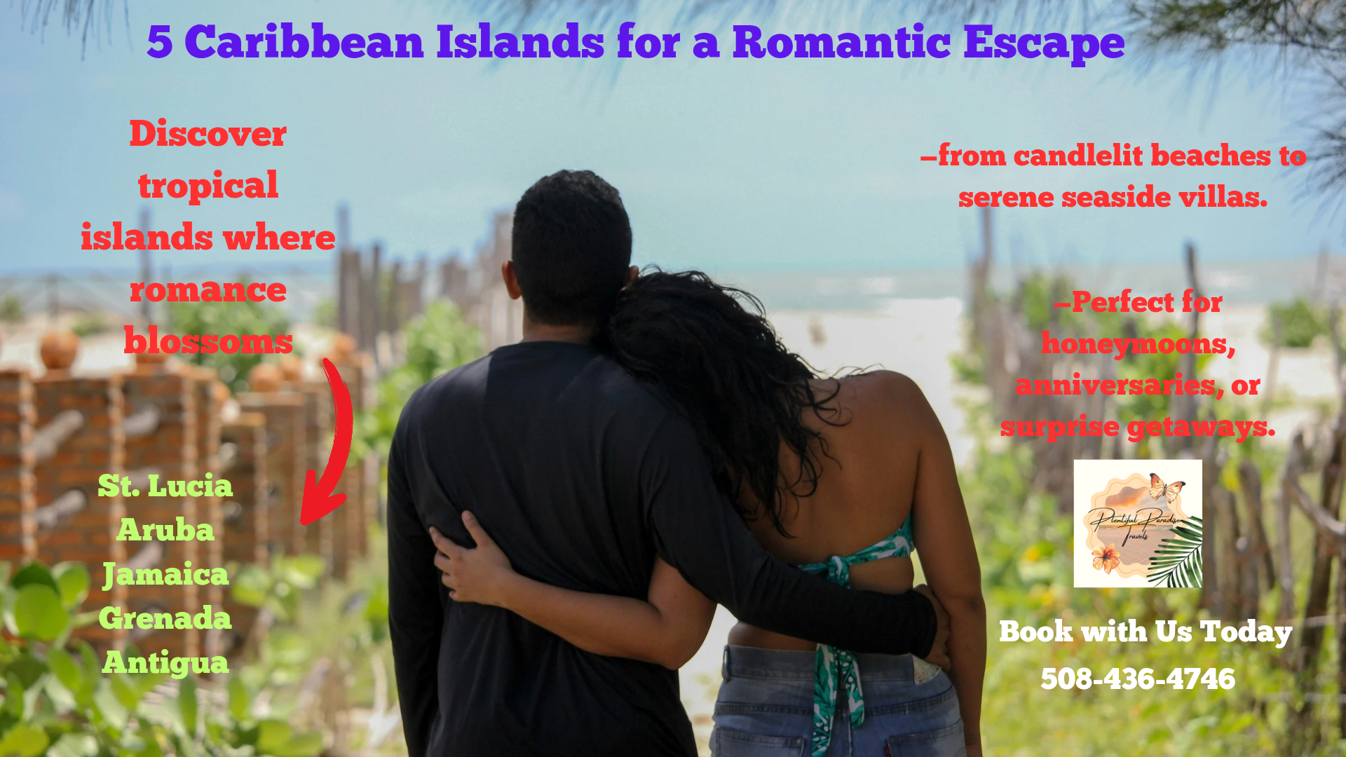 Romantic Caribbean scene